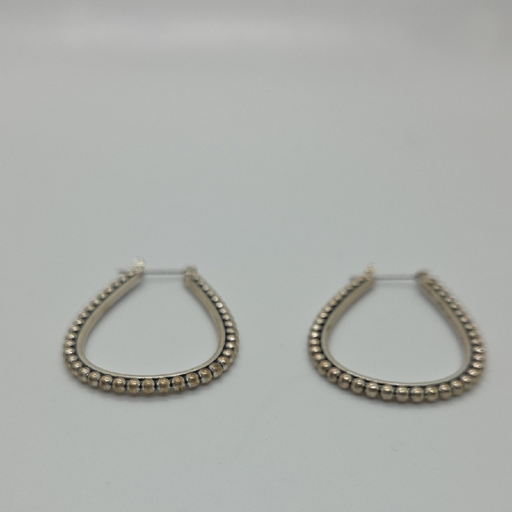 Premier Designs Teardrop Silver Earrings - Picture 2 of 2